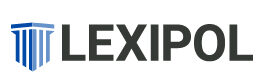 Lexipol logo with a blue column graphic to the left of the company name in bold black letters.